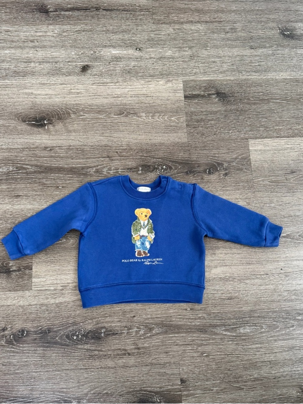 Polo by Ralph Lauren Royal Blue Polo Bear Sweatshirt - Kids